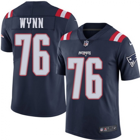 Nike Patriots #76 Isaiah Wynn Navy Blue Youth Stitched NFL Limited Rush Jersey Nike Patriots #76 Isaiah Wynn Navy Blue Youth Stitched NFL Limited Rush Jersey