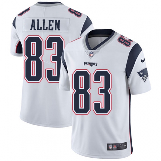 Nike Patriots #83 Dwayne Allen White Youth Stitched NFL Vapor Untouchable Limited Jersey Nike Patriots #83 Dwayne Allen White Youth Stitched NFL Vapor Untouchable Limited Jersey