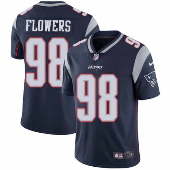 Nike Patriots #98 Trey Flowers Navy Blue Team Color Youth Stitched NFL Vapor Untouchable Limited Jersey Nike Patriots #98 Trey Flowers Navy Blue Team Color Youth Stitched NFL Vapor Untouchable Limited Jersey