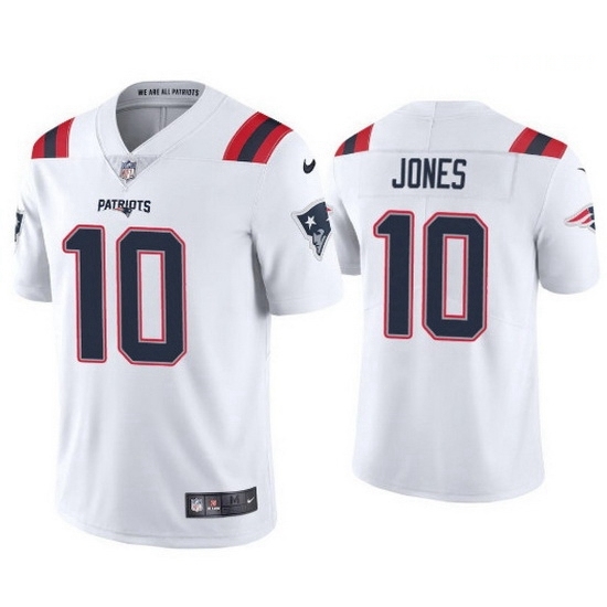 Youth New England Patriots 10 Mac Jones White 2021 Draft Jersey Youth New England Patriots 10 Mac Jones White 2021 Draft Jersey