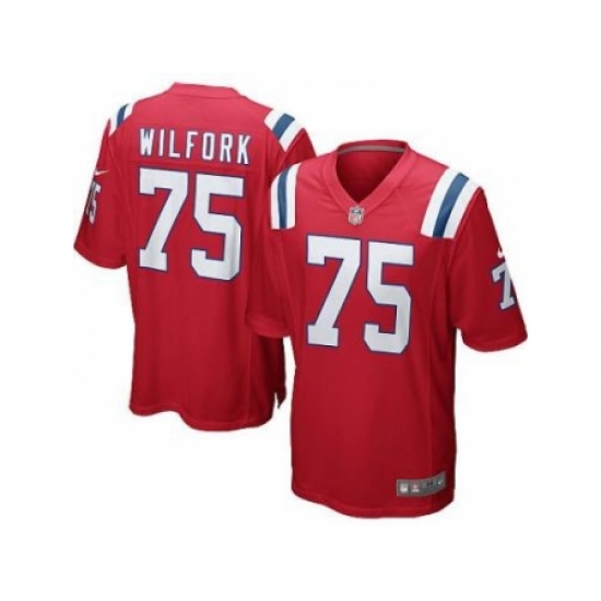 Youth New England Patriots #75 Vince Wilfork Red Alternate Stitched NFL Jersey Youth New England Patriots #75 Vince Wilfork Red Alternate Stitched NFL Jersey