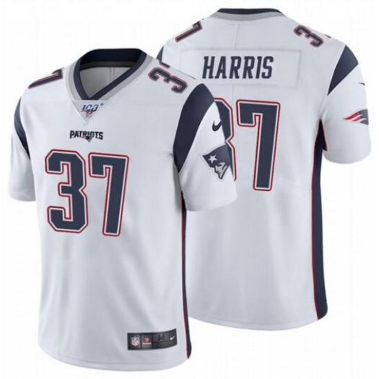 Youth New England Patriots Damien Harris #37 White Vapor Limited Jersey Youth New England Patriots Damien Harris #37 White Vapor Limited Jersey