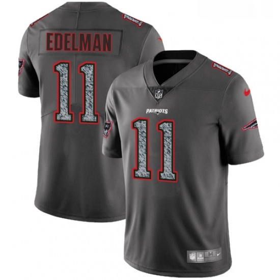 Youth Nike New England Patriots 11 Julian Edelman Gray Static Untouchable Limited NFL Jersey Youth Nike New England Patriots 11 Julian Edelman Gray Static Untouchable Limited NFL Jersey
