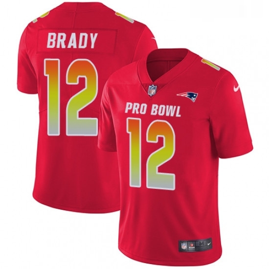 Youth Nike New England Patriots 12 Tom Brady Limited Red 2018 Pro Bowl NFL Jersey Youth Nike New England Patriots 12 Tom Brady Limited Red 2018 Pro Bowl NFL Jersey
