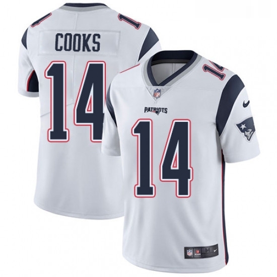 Youth Nike New England Patriots 14 Brandin Cooks White Vapor Untouchable Limited Player NFL Jersey Youth Nike New England Patriots 14 Brandin Cooks White Vapor Untouchable Limited Player NFL Jersey