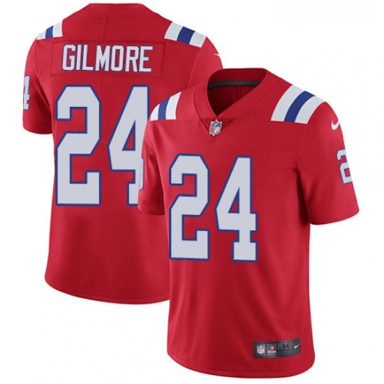 Youth Nike New England Patriots 24 Stephon Gilmore Red Alternate Vapor Untouchable Limited Player NFL Jersey Youth Nike New England Patriots 24 Stephon Gilmore Red Alternate Vapor Untouchable Limited Player NFL Jersey