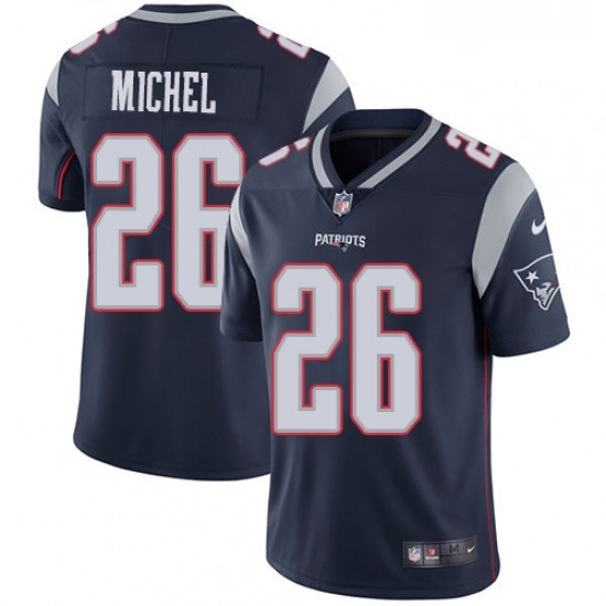 Youth Nike New England Patriots 26 Sony Michel Navy Blue Team Color Vapor Untouchable Limited Player NFL Jersey Youth Nike New England Patriots 26 Sony Michel Navy Blue Team Color Vapor Untouchable Limited Player NFL Jersey