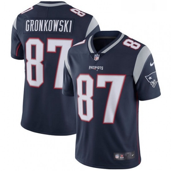 Youth Nike New England Patriots 87 Rob Gronkowski Navy Blue Team Color Vapor Untouchable Limited Player NFL Jersey Youth Nike New England Patriots 87 Rob Gronkowski Navy Blue Team Color Vapor Untouchable Limited Player NFL Jersey
