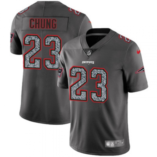 Youth Nike Patriots #23 Patrick Chung Gray Static NFL Vapor Untouchable Game Jersey Youth Nike Patriots #23 Patrick Chung Gray Static NFL Vapor Untouchable Game Jersey