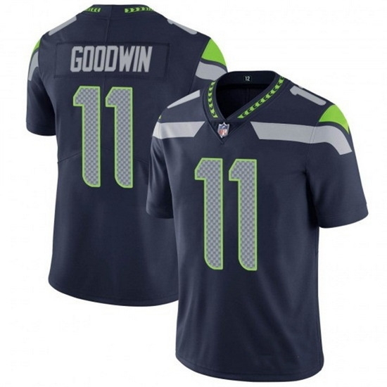 Men Seattle Seahawks 11 Marquise Goodwin Navy Vapor Untouchable Limited Stitched Jersey Men Seattle Seahawks 11 Marquise Goodwin Navy Vapor Untouchable Limited Stitched Jersey