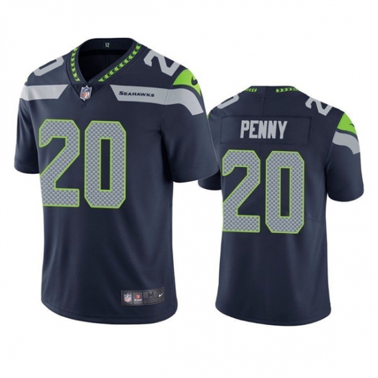 Men Seattle Seahawks 20 Rashaad Penny Navy Vapor Untouchable Limited Stitched Jersey Men Seattle Seahawks 20 Rashaad Penny Navy Vapor Untouchable Limited Stitched Jersey