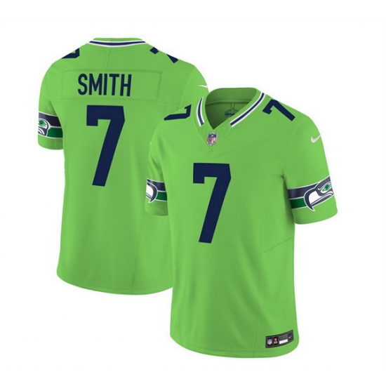 Men Seattle Seahawks 7 Geno Smith 2023 F U S E Green Limited Stitched Football Jersey Men Seattle Seahawks 7 Geno Smith 2023 F U S E Green Limited Stitched Football Jersey