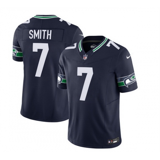 Men Seattle Seahawks 7 Geno Smith 2023 F U S E Navy Limited Stitched Football Jersey Men Seattle Seahawks 7 Geno Smith 2023 F U S E Navy Limited Stitched Football Jersey