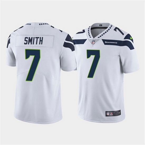 Men Seattle Seahawks 7 Geno Smith White Vapor Untouchable Limited Stitched Jersey Men Seattle Seahawks 7 Geno Smith White Vapor Untouchable Limited Stitched Jersey