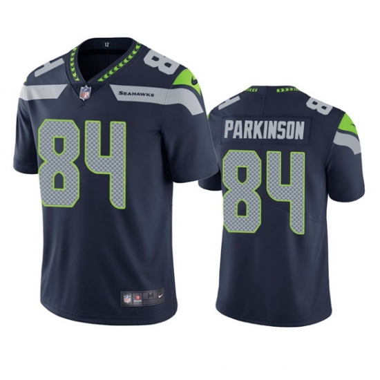 Men Seattle Seahawks 84 Colby Parkinson Navy Vapor Untouchable Limited Stitched Jersey Men Seattle Seahawks 84 Colby Parkinson Navy Vapor Untouchable Limited Stitched Jersey