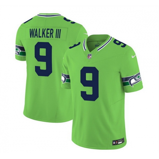 Men Seattle Seahawks 9 Kenneth Walker III 2023 F U S E Green Limited Stitched Football Jersey Men Seattle Seahawks 9 Kenneth Walker III 2023 F U S E Green Limited Stitched Football Jersey