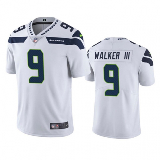 Men Seattle Seahawks 9 Kenneth Walker III White Vapor Untouchable Limited Stitched Jersey Men Seattle Seahawks 9 Kenneth Walker III White Vapor Untouchable Limited Stitched Jersey