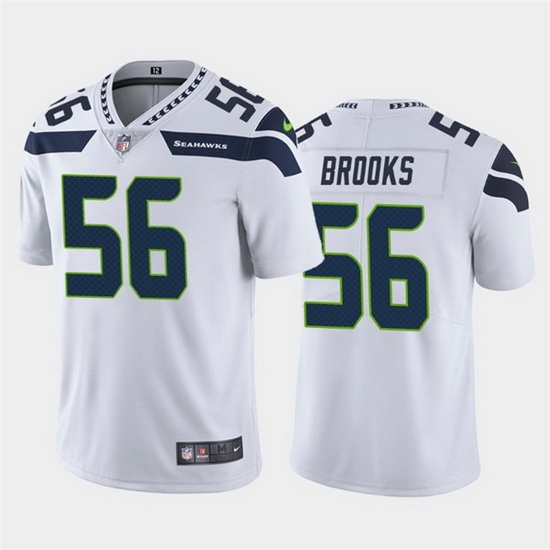 Men Seattle Seahawks Jordyn Brooks #56 White Vapor Limited NFL Jersey Men Seattle Seahawks Jordyn Brooks #56 White Vapor Limited NFL Jersey