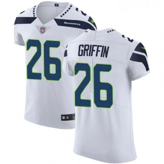 Mens Nike Seattle Seahawks 26 Shaquill Griffin White Vapor Untouchable Elite Player NFL Jersey Mens Nike Seattle Seahawks 26 Shaquill Griffin White Vapor Untouchable Elite Player NFL Jersey