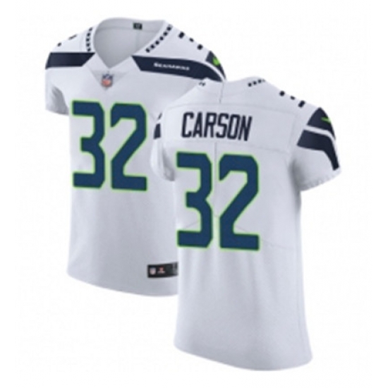 Mens Nike Seattle Seahawks 32 Chris Carson White Vapor Untouchable Elite Player NFL Jersey Mens Nike Seattle Seahawks 32 Chris Carson White Vapor Untouchable Elite Player NFL Jersey