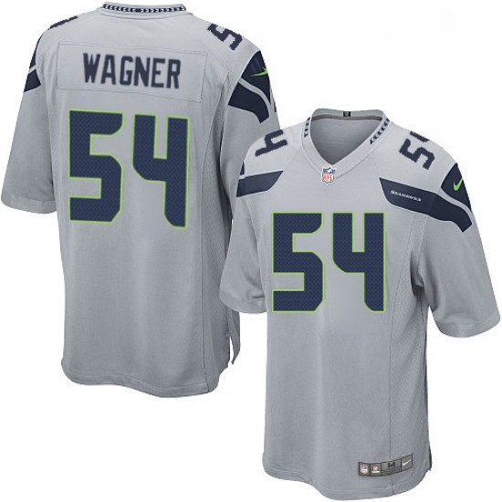 Mens Nike Seattle Seahawks 54 Bobby Wagner Game Grey Alternate NFL Jersey Mens Nike Seattle Seahawks 54 Bobby Wagner Game Grey Alternate NFL Jersey