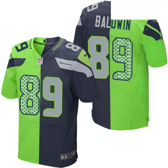 Mens Nike Seattle Seahawks 89 Doug Baldwin Elite NavyGreen Split Fashion NFL Jersey Mens Nike Seattle Seahawks 89 Doug Baldwin Elite NavyGreen Split Fashion NFL Jersey