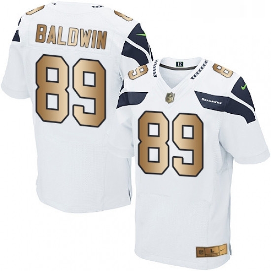 Mens Nike Seattle Seahawks 89 Doug Baldwin Elite WhiteGold NFL Jersey Mens Nike Seattle Seahawks 89 Doug Baldwin Elite WhiteGold NFL Jersey