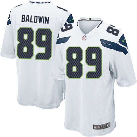 Mens Nike Seattle Seahawks 89 Doug Baldwin Game White NFL Jersey Mens Nike Seattle Seahawks 89 Doug Baldwin Game White NFL Jersey