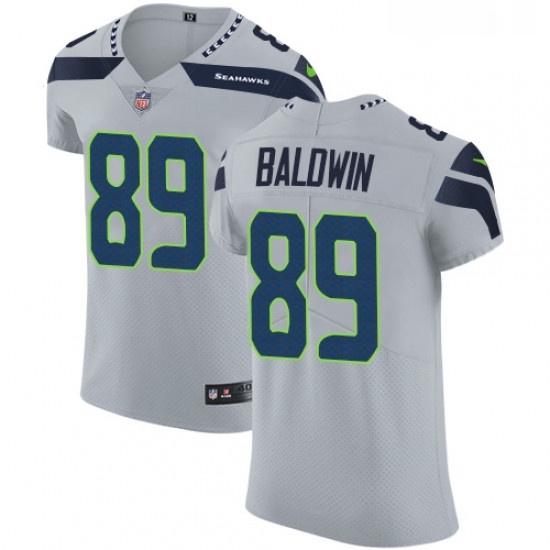 Mens Nike Seattle Seahawks 89 Doug Baldwin Grey Alternate Vapor Untouchable Elite Player NFL Jersey Mens Nike Seattle Seahawks 89 Doug Baldwin Grey Alternate Vapor Untouchable Elite Player NFL Jersey
