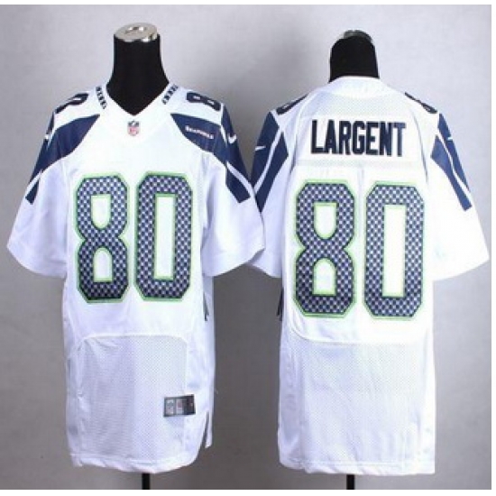 New Seattle Seahawks #80 Steve Largent White Men Stitched NFL Elite Jersey New Seattle Seahawks #80 Steve Largent White Men Stitched NFL Elite Jersey