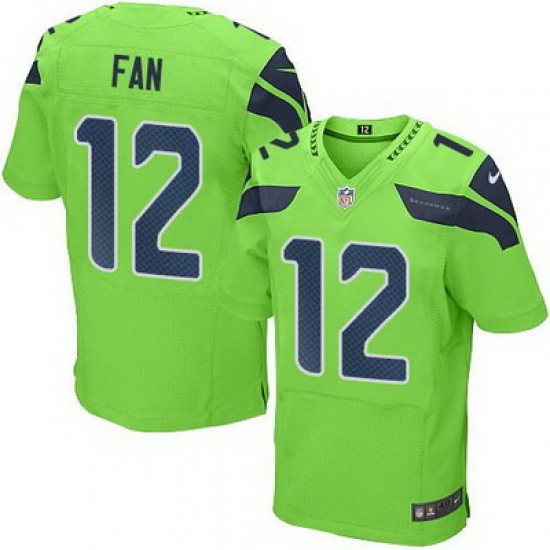 Nike Seahawks #12 Fan Green Mens Stitched NFL Elite Rush Jersey Nike Seahawks #12 Fan Green Mens Stitched NFL Elite Rush Jersey