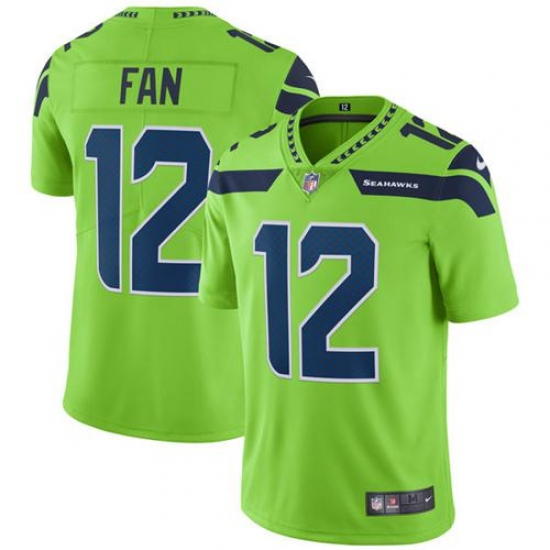 Nike Seahawks #12 Fan Green Mens Stitched NFL Limited Rush Jersey Nike Seahawks #12 Fan Green Mens Stitched NFL Limited Rush Jersey