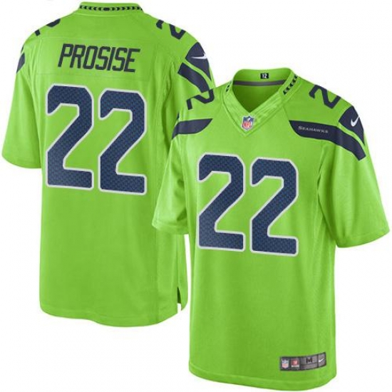 Nike Seahawks #22 C J Prosise Green Mens Stitched NFL Limited Rush Jersey Nike Seahawks #22 C J Prosise Green Mens Stitched NFL Limited Rush Jersey