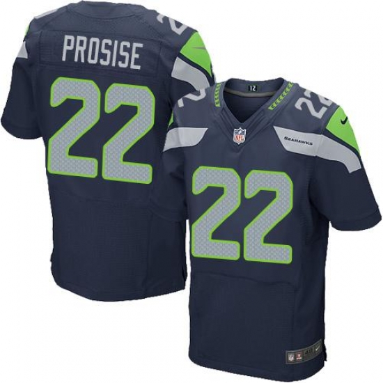Nike Seahawks #22 C J Prosise Steel Blue Team Color Mens Stitched NFL Elite Jersey Nike Seahawks #22 C J Prosise Steel Blue Team Color Mens Stitched NFL Elite Jersey