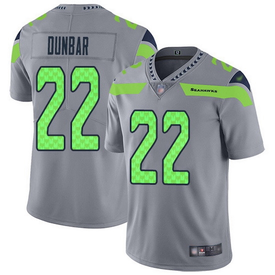 Nike Seahawks 22 Quinton Dunbar Gray Men Stitched NFL Limited Inverted Legend Jersey Nike Seahawks 22 Quinton Dunbar Gray Men Stitched NFL Limited Inverted Legend Jersey