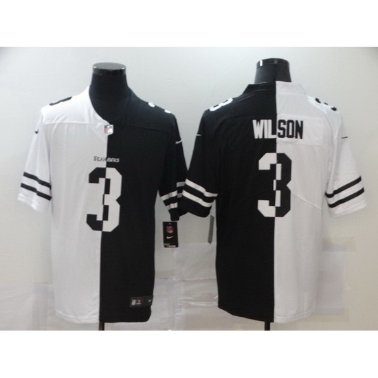 Nike Seahawks 3 Russell Wilson Black And White Split Vapor Untouchable Limited Jersey Nike Seahawks 3 Russell Wilson Black And White Split Vapor Untouchable Limited Jersey