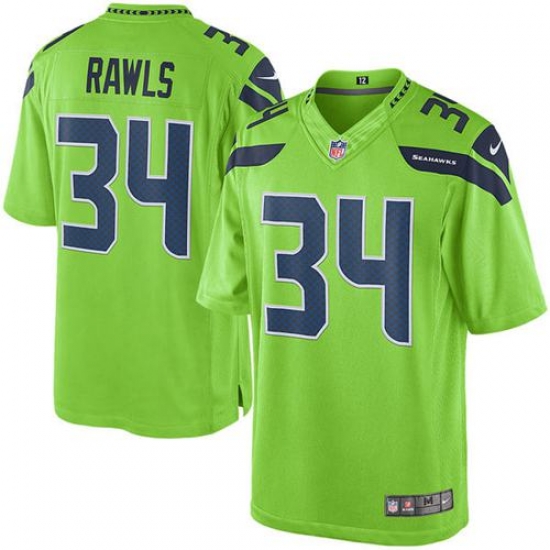 Nike Seahawks #34 Thomas Rawls Green Mens Stitched NFL Limited Rush Jersey Nike Seahawks #34 Thomas Rawls Green Mens Stitched NFL Limited Rush Jersey
