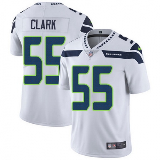 Nike Seahawks #55 Frank Clark White Mens Stitched NFL Vapor Untouchable Limited Jersey Nike Seahawks #55 Frank Clark White Mens Stitched NFL Vapor Untouchable Limited Jersey