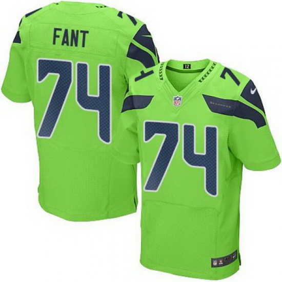Nike Seahawks #74 George Fant Green Mens Stitched NFL Elite Rush Jersey Nike Seahawks #74 George Fant Green Mens Stitched NFL Elite Rush Jersey