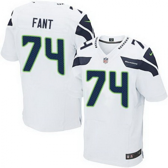 Nike Seahawks #74 George Fant White Men Stitched NFL Elite Jersey Nike Seahawks #74 George Fant White Men Stitched NFL Elite Jersey