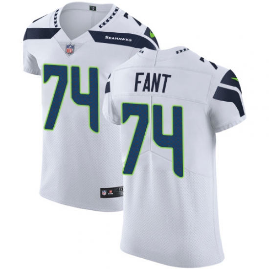 Nike Seahawks #74 George Fant White Mens Stitched NFL Vapor Untouchable Elite Jersey Nike Seahawks #74 George Fant White Mens Stitched NFL Vapor Untouchable Elite Jersey