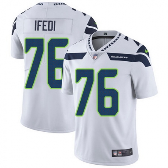 Nike Seahawks #76 Germain Ifedi White Mens Stitched NFL Vapor Untouchable Limited Jersey Nike Seahawks #76 Germain Ifedi White Mens Stitched NFL Vapor Untouchable Limited Jersey