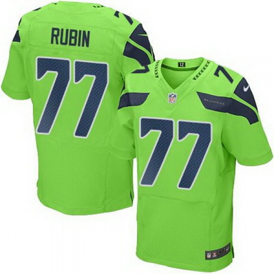 Nike Seahawks #77 Ahtyba Rubin Green Mens Stitched NFL Elite Rush Jersey Nike Seahawks #77 Ahtyba Rubin Green Mens Stitched NFL Elite Rush Jersey