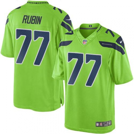 Nike Seahawks #77 Ahtyba Rubin Green Mens Stitched NFL Limited Rush Jersey Nike Seahawks #77 Ahtyba Rubin Green Mens Stitched NFL Limited Rush Jersey