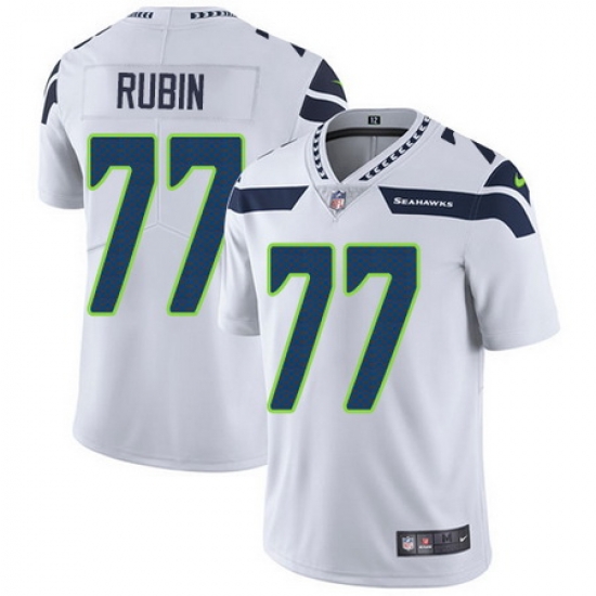 Nike Seahawks #77 Ahtyba Rubin White Mens Stitched NFL Vapor Untouchable Limited Jersey Nike Seahawks #77 Ahtyba Rubin White Mens Stitched NFL Vapor Untouchable Limited Jersey