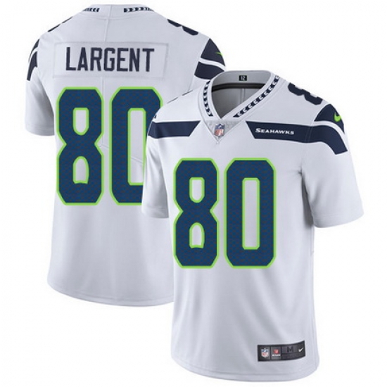 Nike Seahawks #80 Steve Largent White Mens Stitched NFL Vapor Untouchable Limited Jersey Nike Seahawks #80 Steve Largent White Mens Stitched NFL Vapor Untouchable Limited Jersey