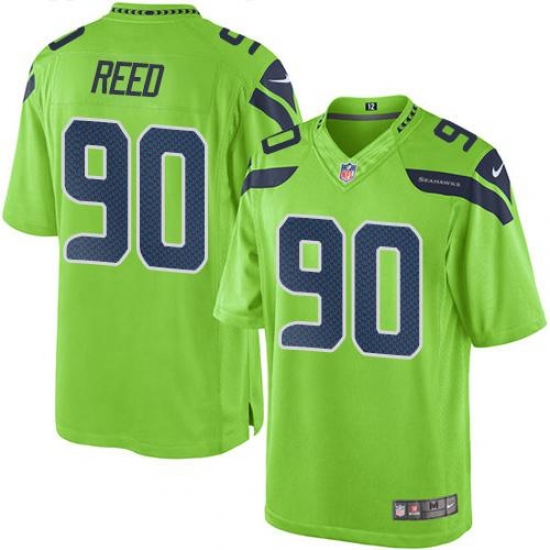 Nike Seahawks #90 Jarran Reed Green Mens Stitched NFL Limited Rush Jersey Nike Seahawks #90 Jarran Reed Green Mens Stitched NFL Limited Rush Jersey