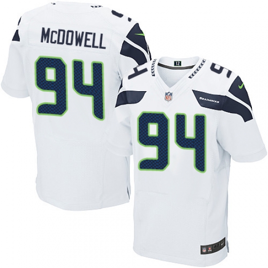 Nike Seahawks #94 Malik McDowell White Mens Stitched NFL Elite Jersey Nike Seahawks #94 Malik McDowell White Mens Stitched NFL Elite Jersey