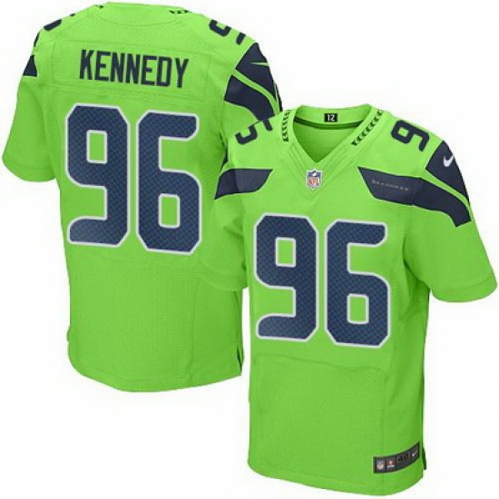 Nike Seahawks #96 Cortez Kennedy Green Mens Stitched NFL Elite Rush Jersey Nike Seahawks #96 Cortez Kennedy Green Mens Stitched NFL Elite Rush Jersey