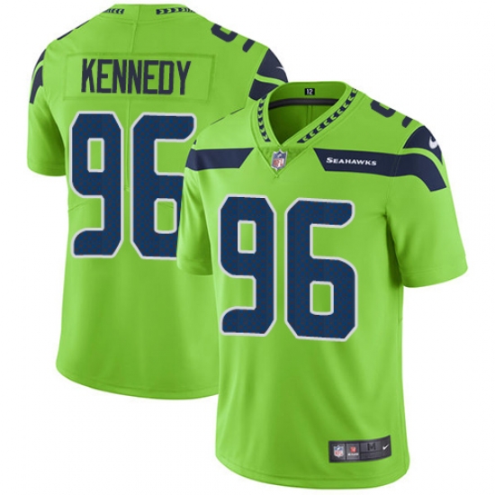 Nike Seahawks #96 Cortez Kennedy Green Mens Stitched NFL Limited Rush Jersey Nike Seahawks #96 Cortez Kennedy Green Mens Stitched NFL Limited Rush Jersey
